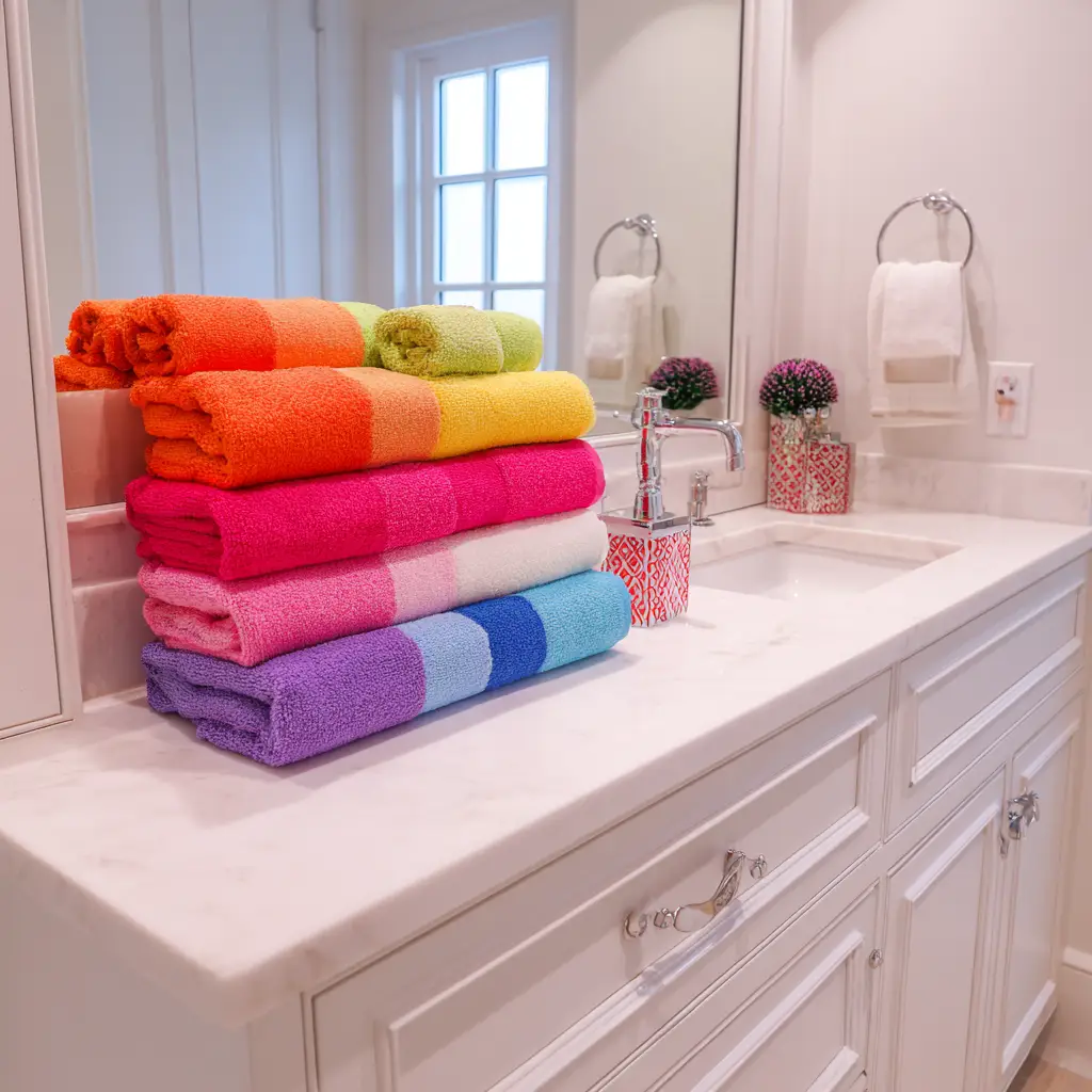  Bright, Colorful Towels