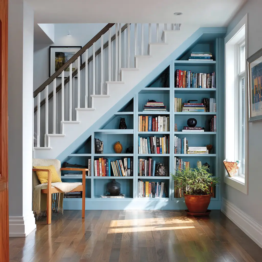 Built-In Bookshelves
