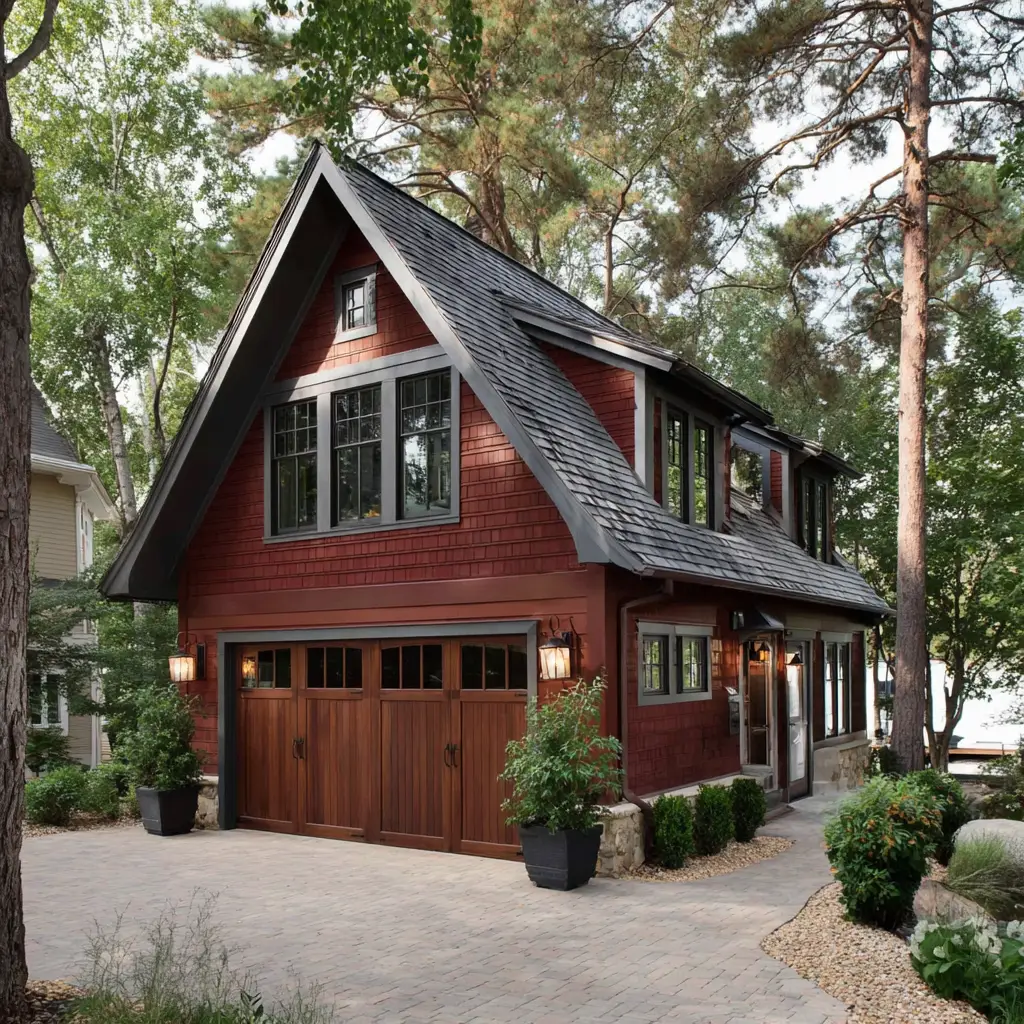 Cottage-Style Garage