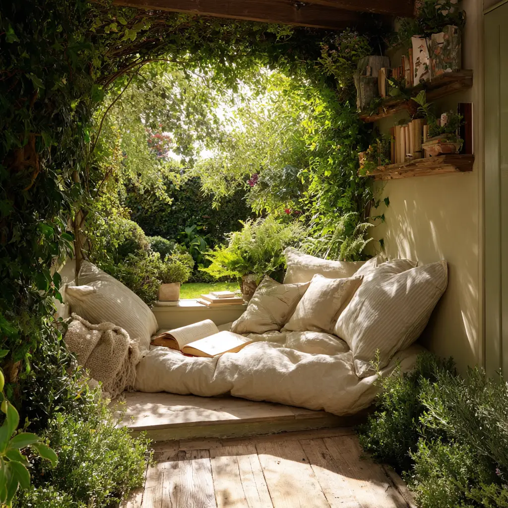Cozy Reading Nook Garden