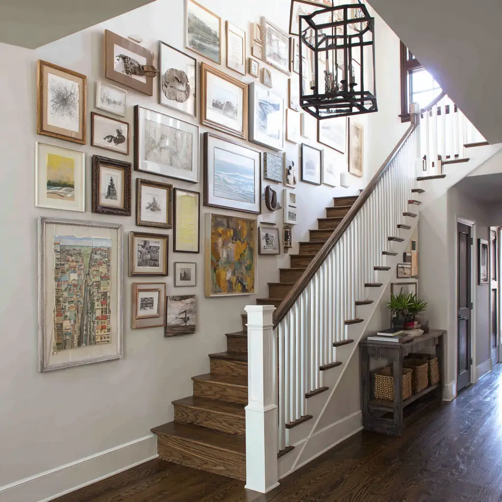 Create a Staircase Gallery Wall