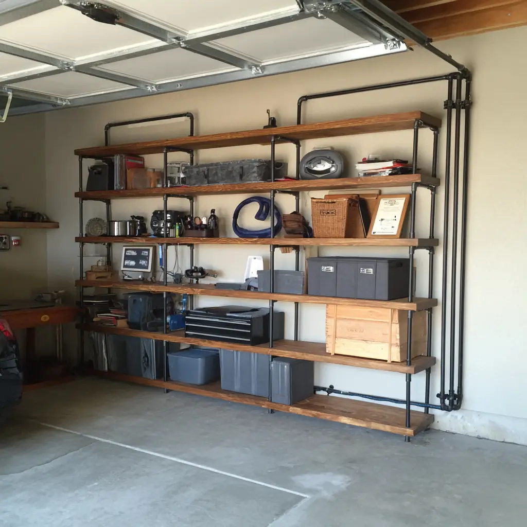 Custom PVC Pipe Shelving