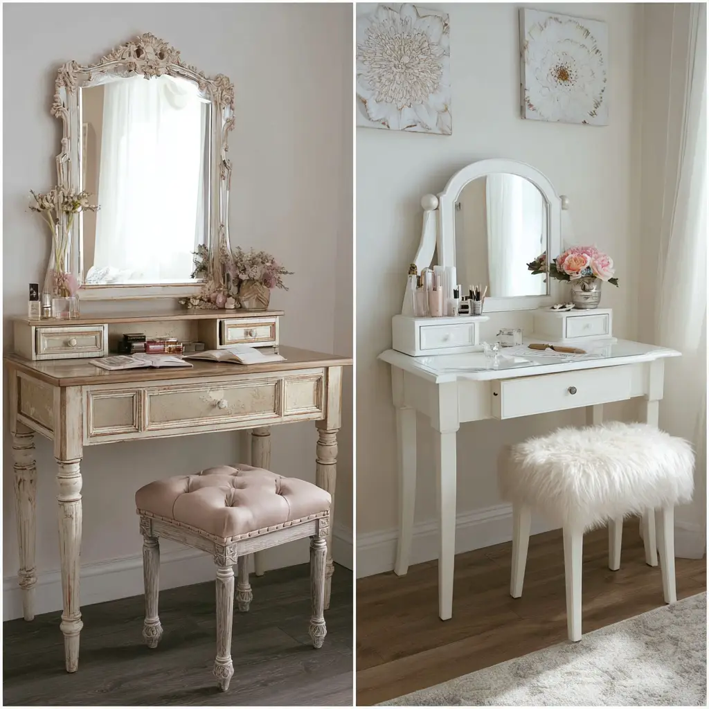 DIY Vanity with a Console Table