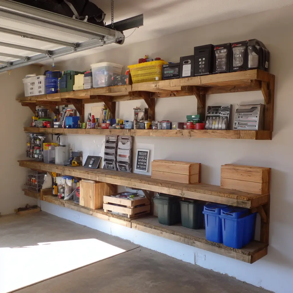 DIY Wooden Shelves
