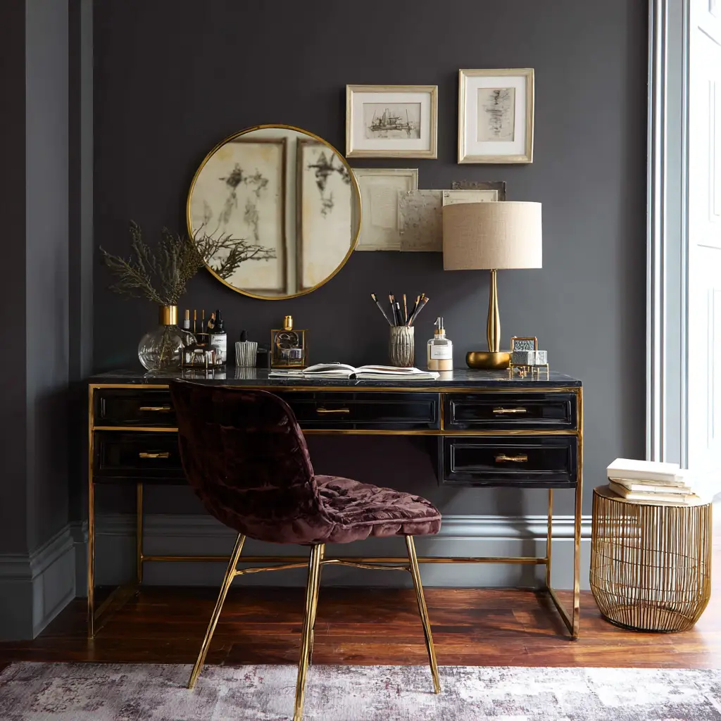 Double-Duty Desk Vanity