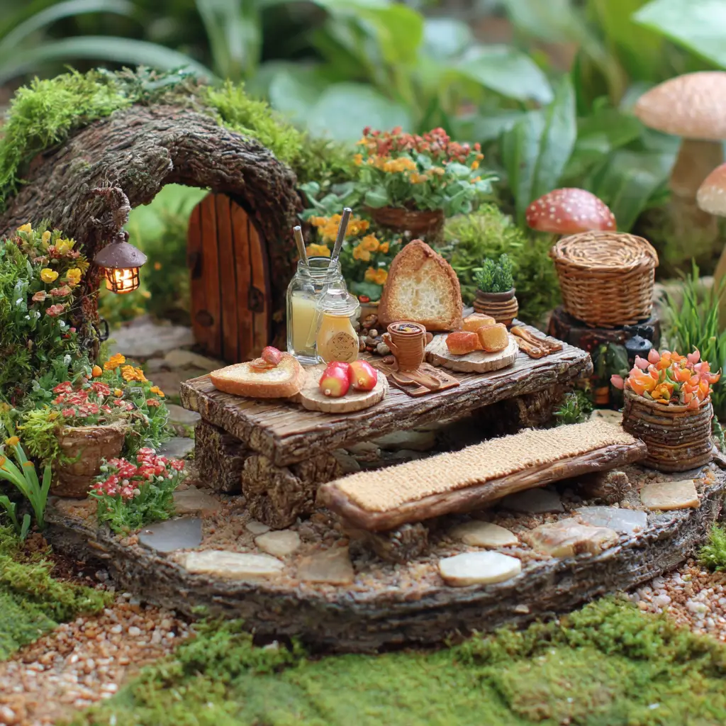 Fairy Picnic Scene
