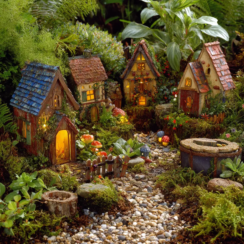  Fairy Village Garden