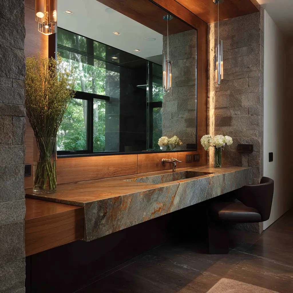 Floating Wall-Mounted Vanity