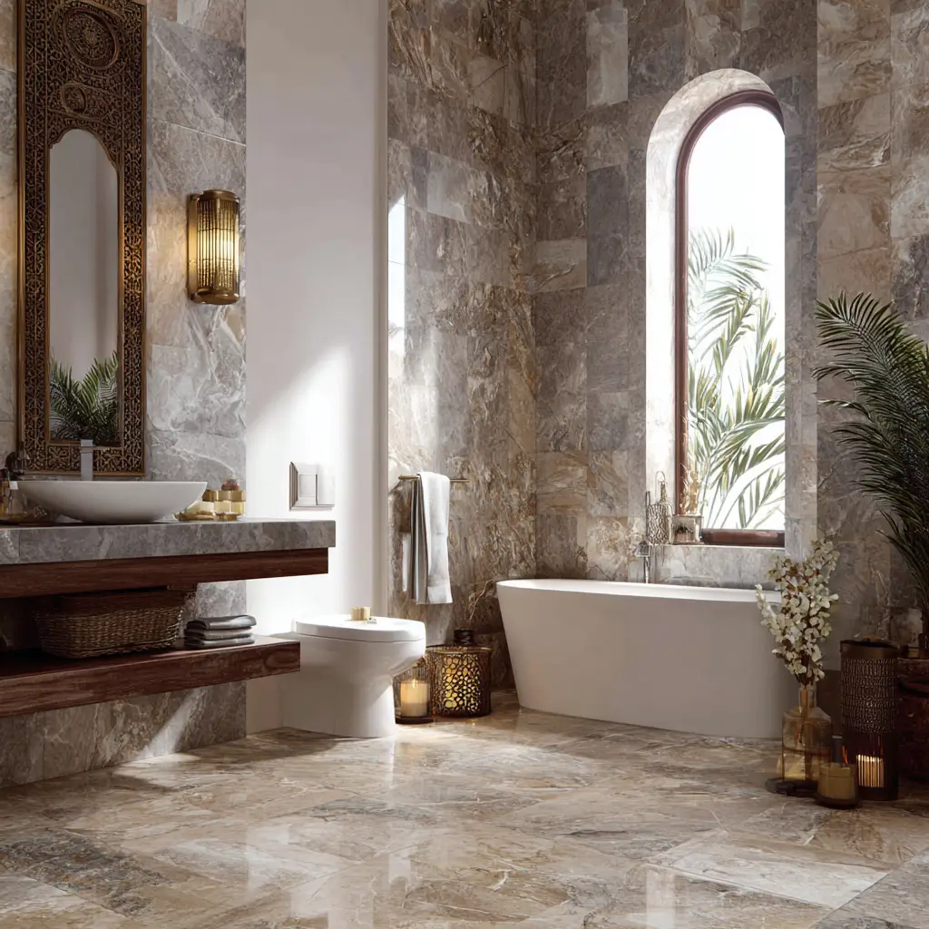  Floor-to-Ceiling Marble