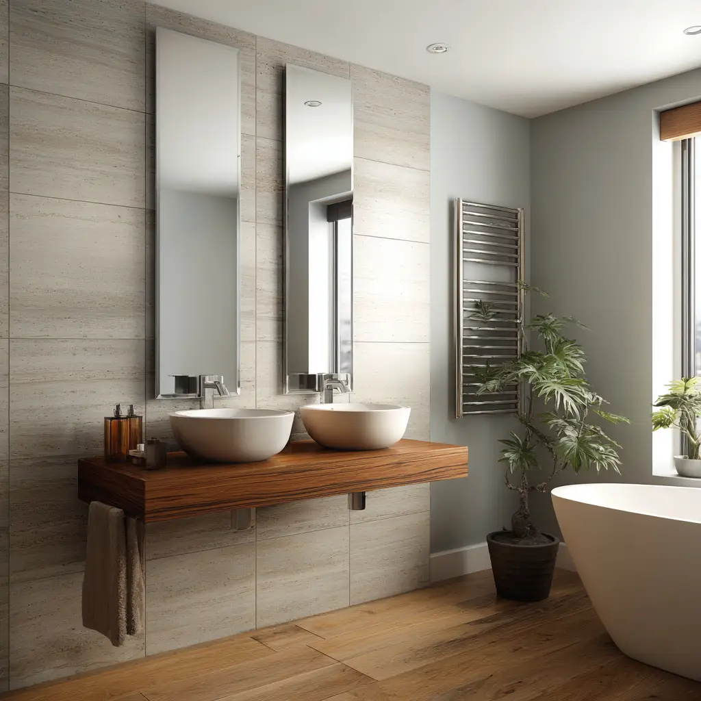 Frameless Minimalist Mirrors