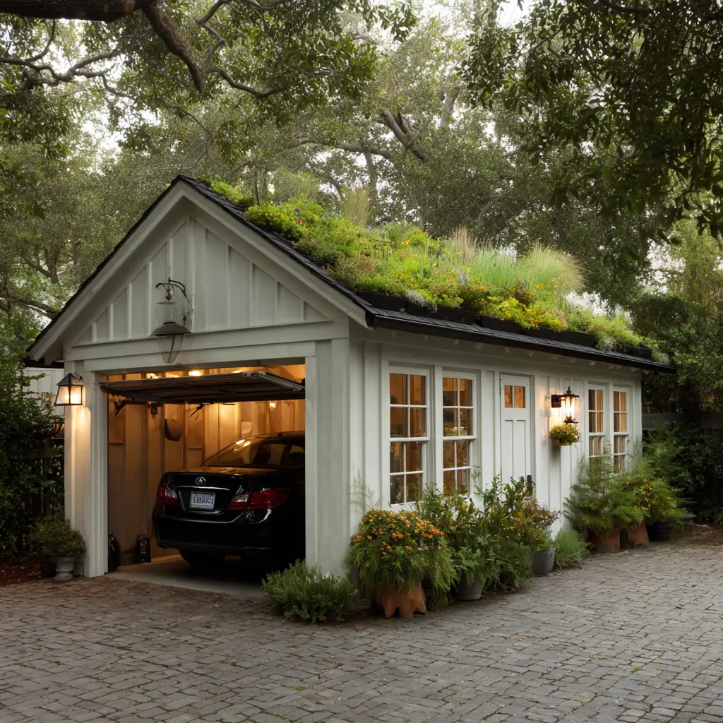 Green Roof Garage