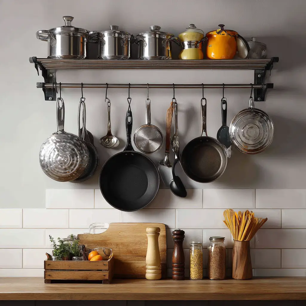 . Hang Pots and Pans