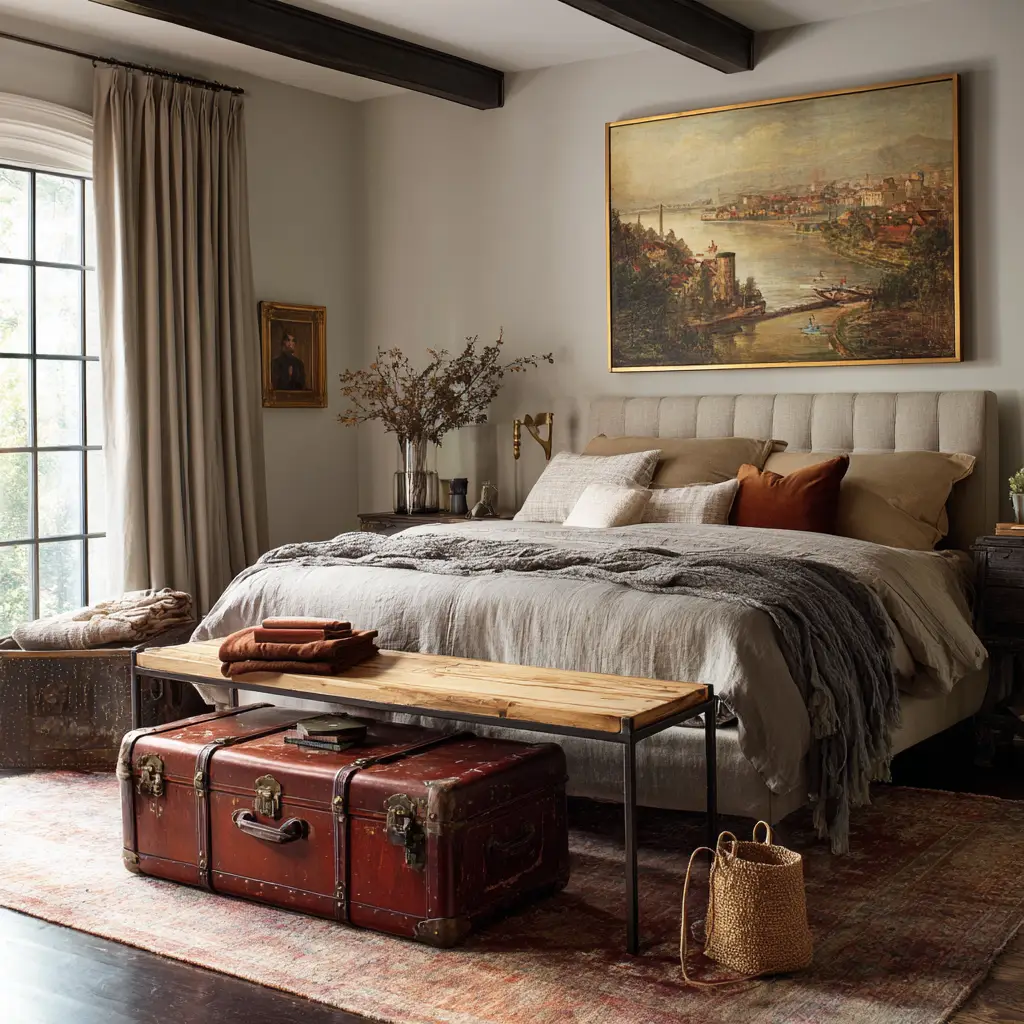 Include a Luggage Rack or Bench