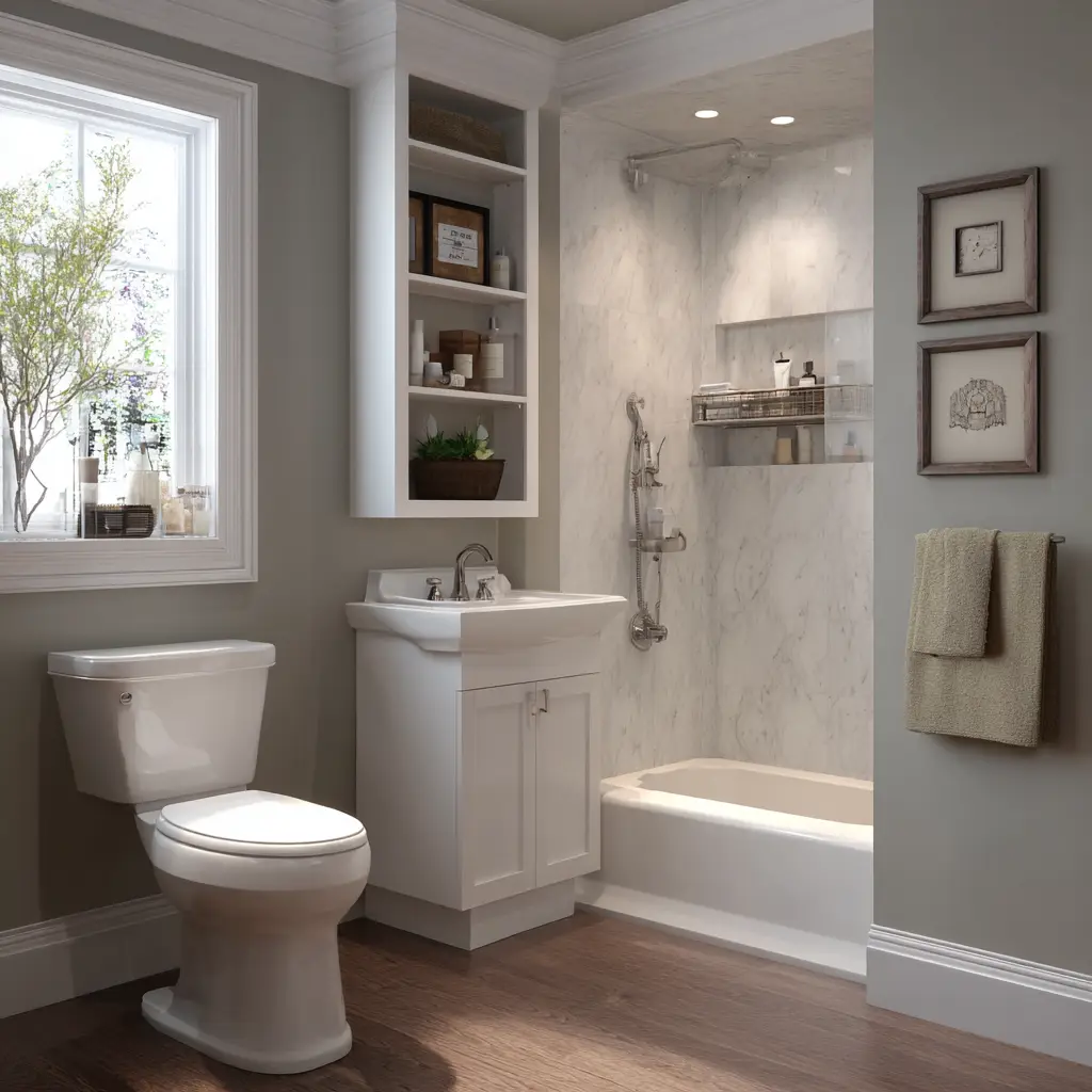 Install Recessed Shelving