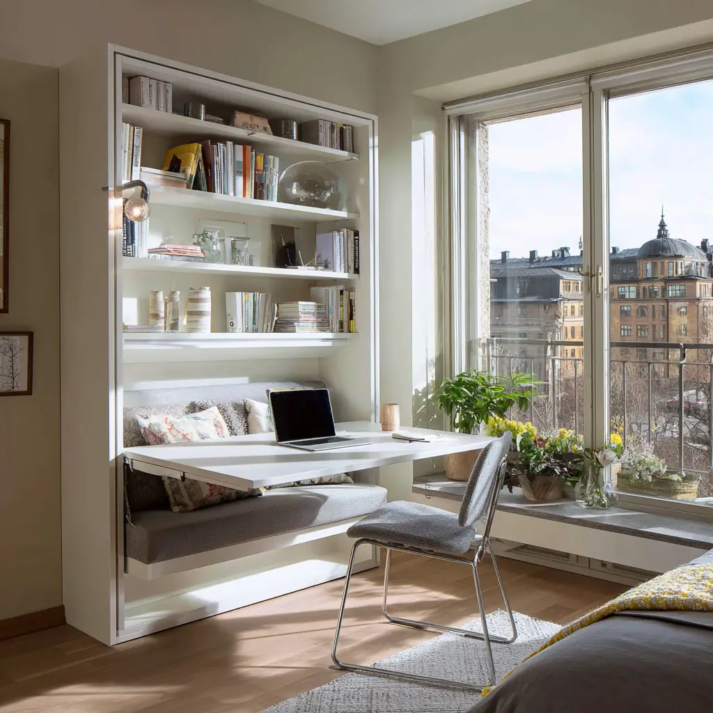 Install a Fold-Down Desk or Table