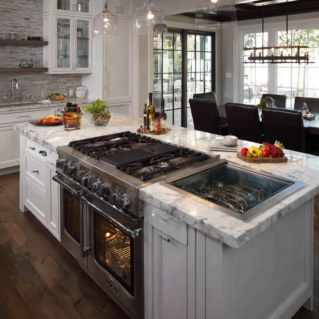 Kitchen Island Ideas with Stove