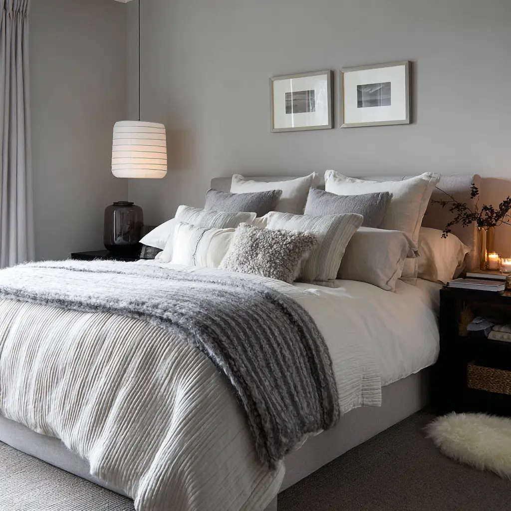 Layered Grey Textiles