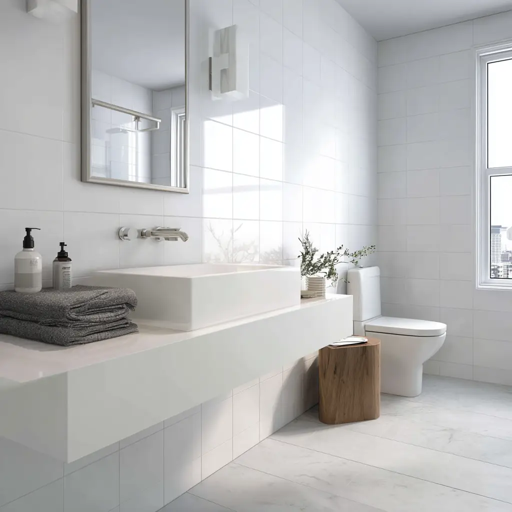 Minimalist White-on-White