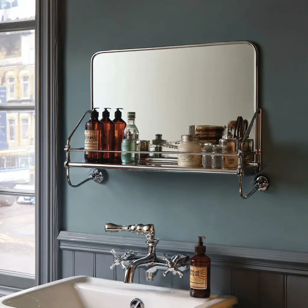 Mirror with Shelf