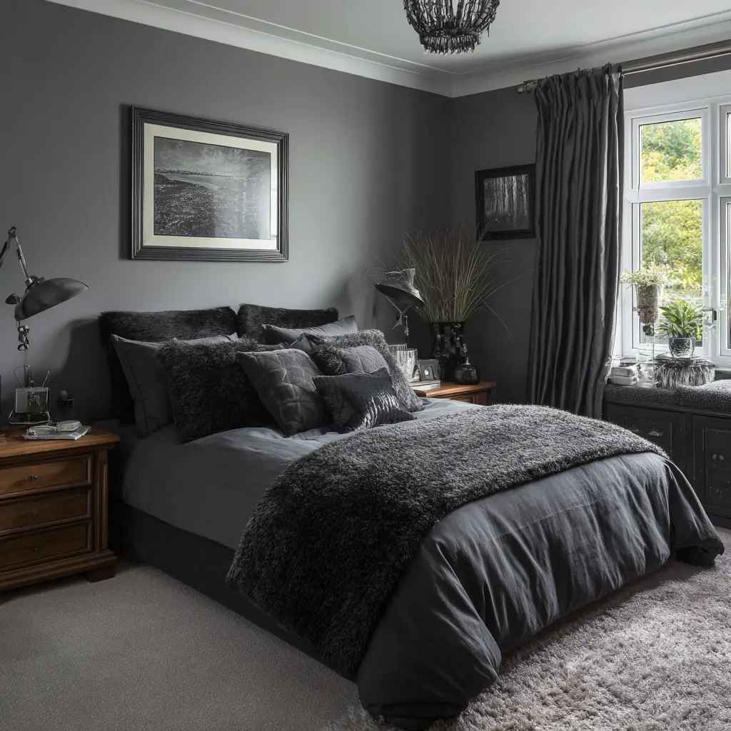 Moody Grey and Black