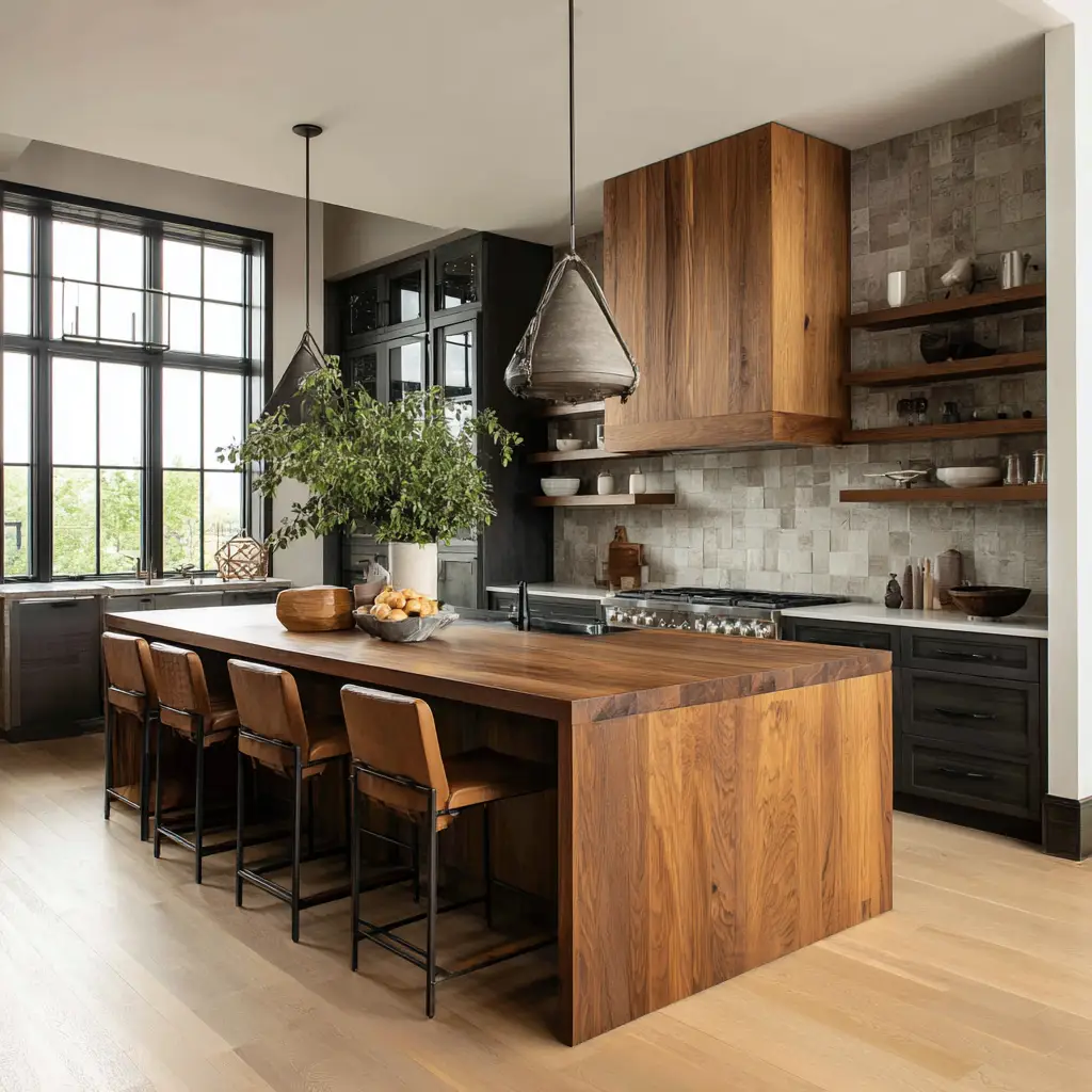 Natural Wood Accents