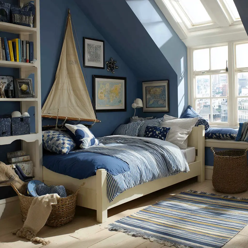 Nautical-Inspired Room