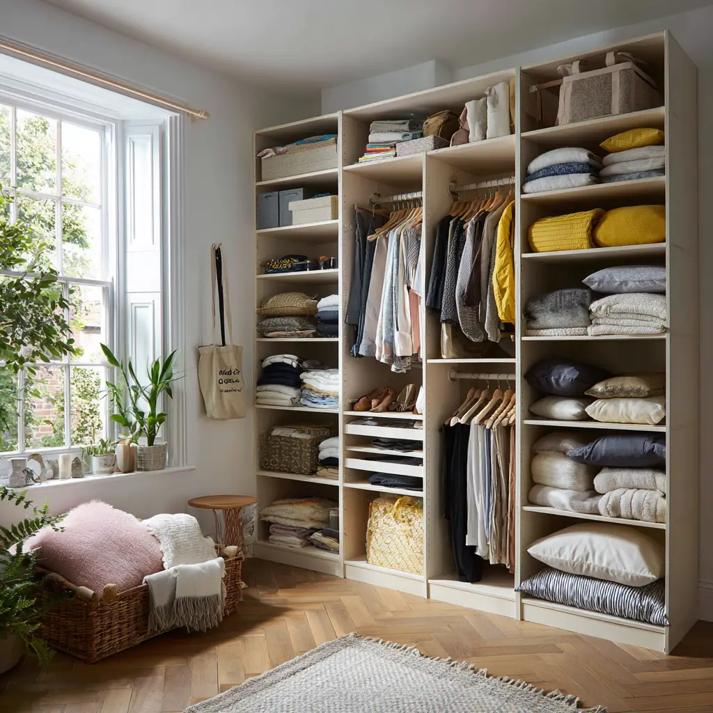 Opt for Open Wardrobes