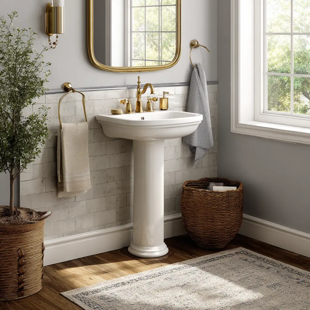 Opt for a Pedestal Sink