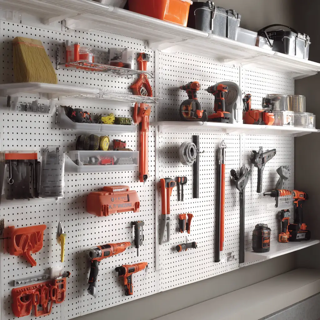 Pegboard Shelving Combo