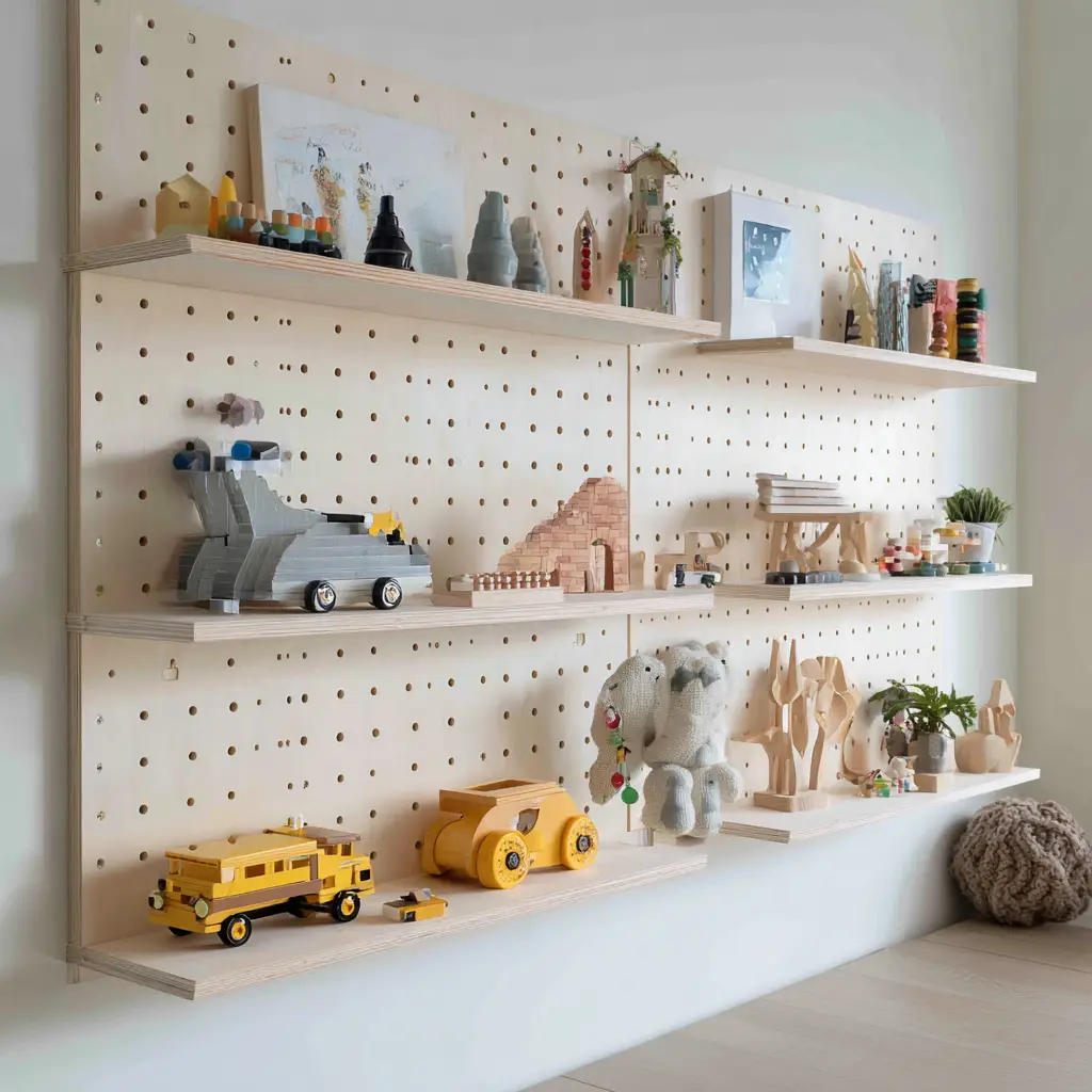  Pegboards for Hanging Toys