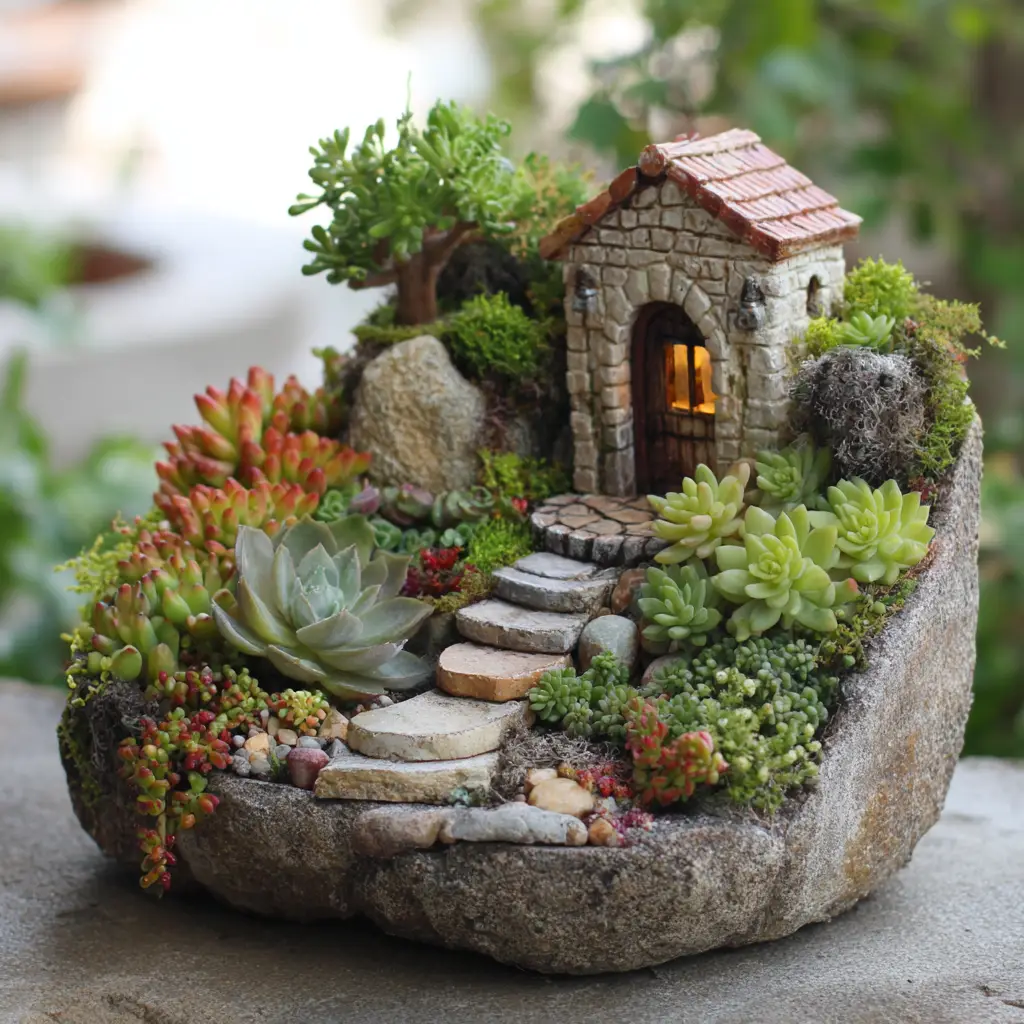  Succulent Fairy Garden