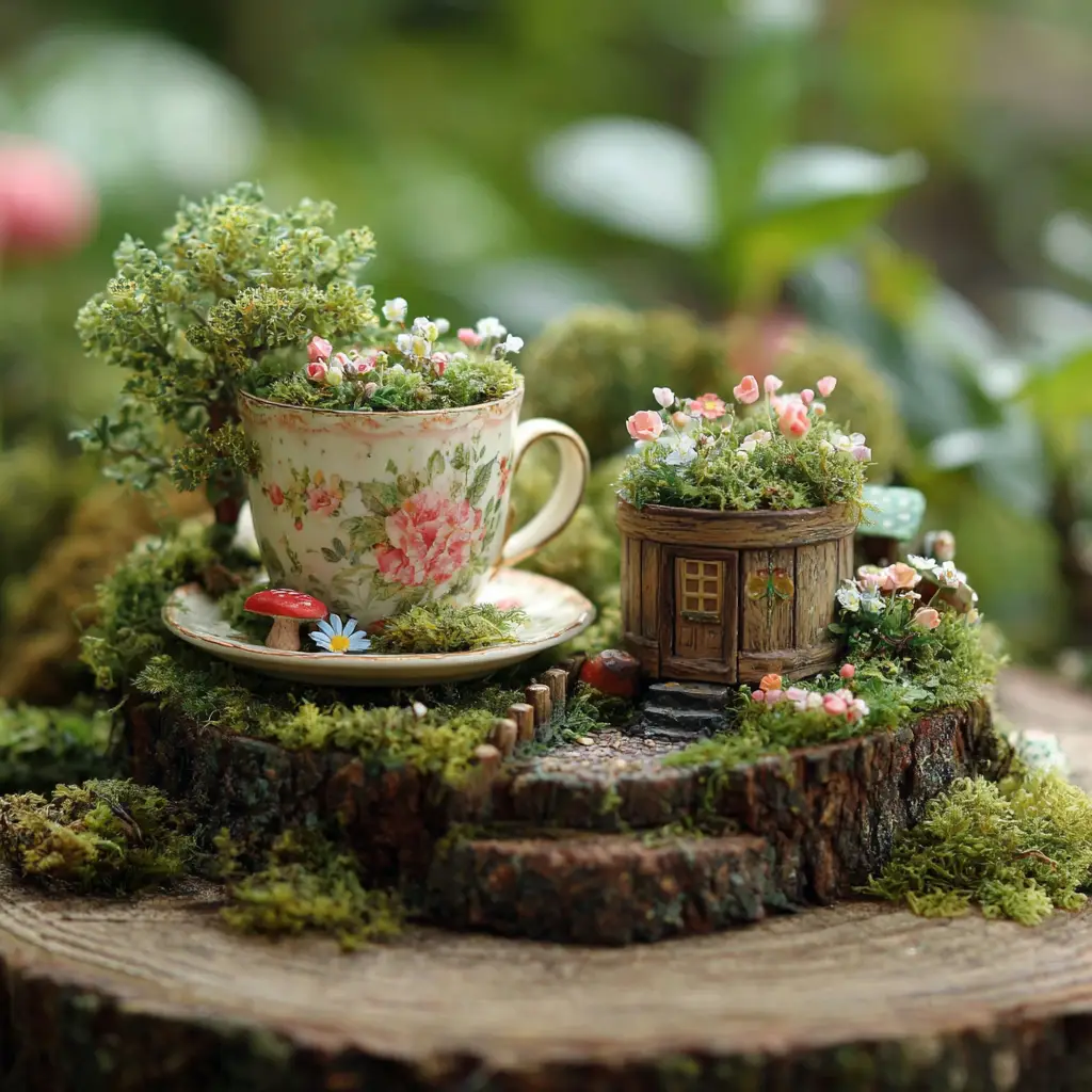 Teacup Fairy Garden