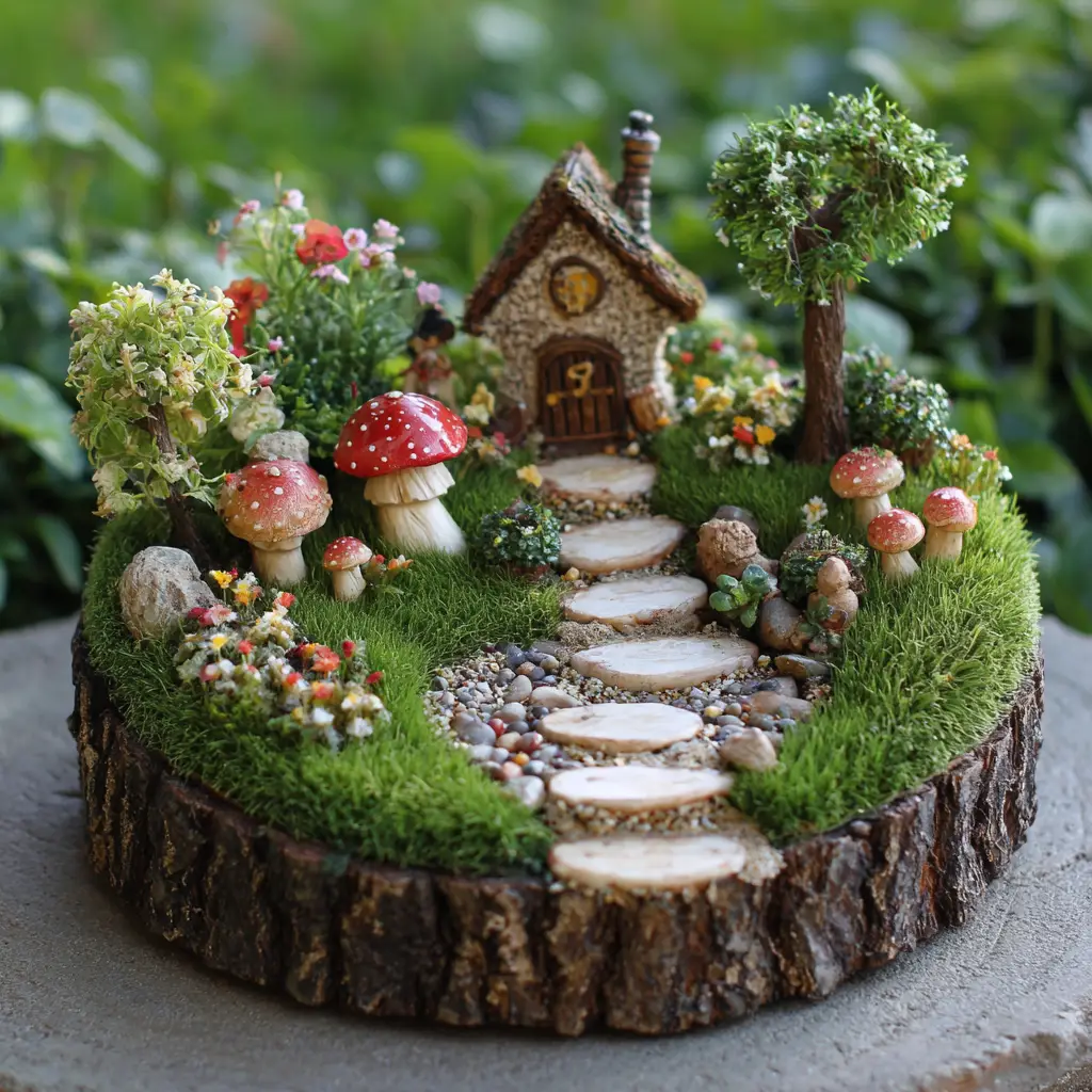 Toadstool Circle Garden