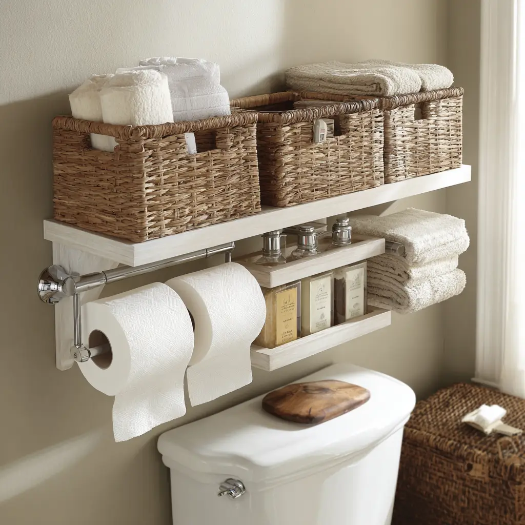 Toilet Paper Holders with Storage