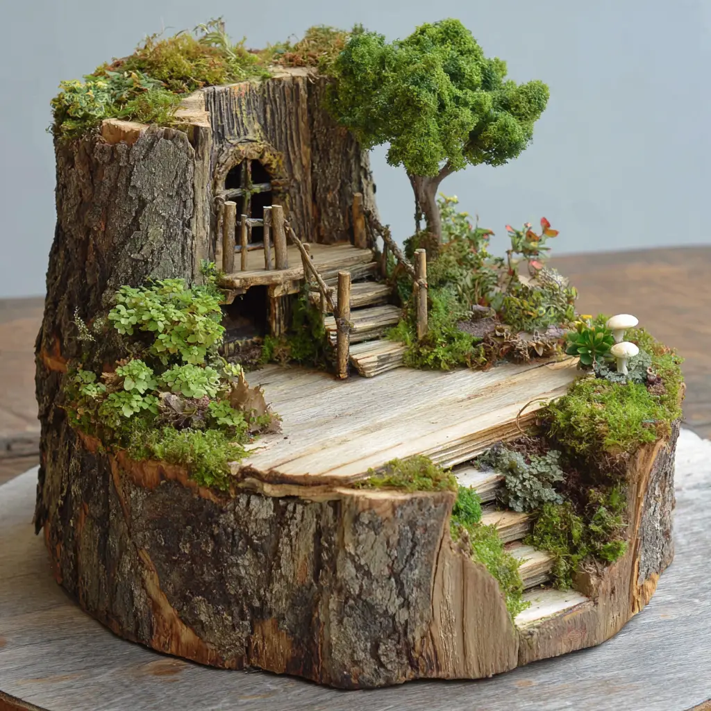  Tree Stump Hideaway