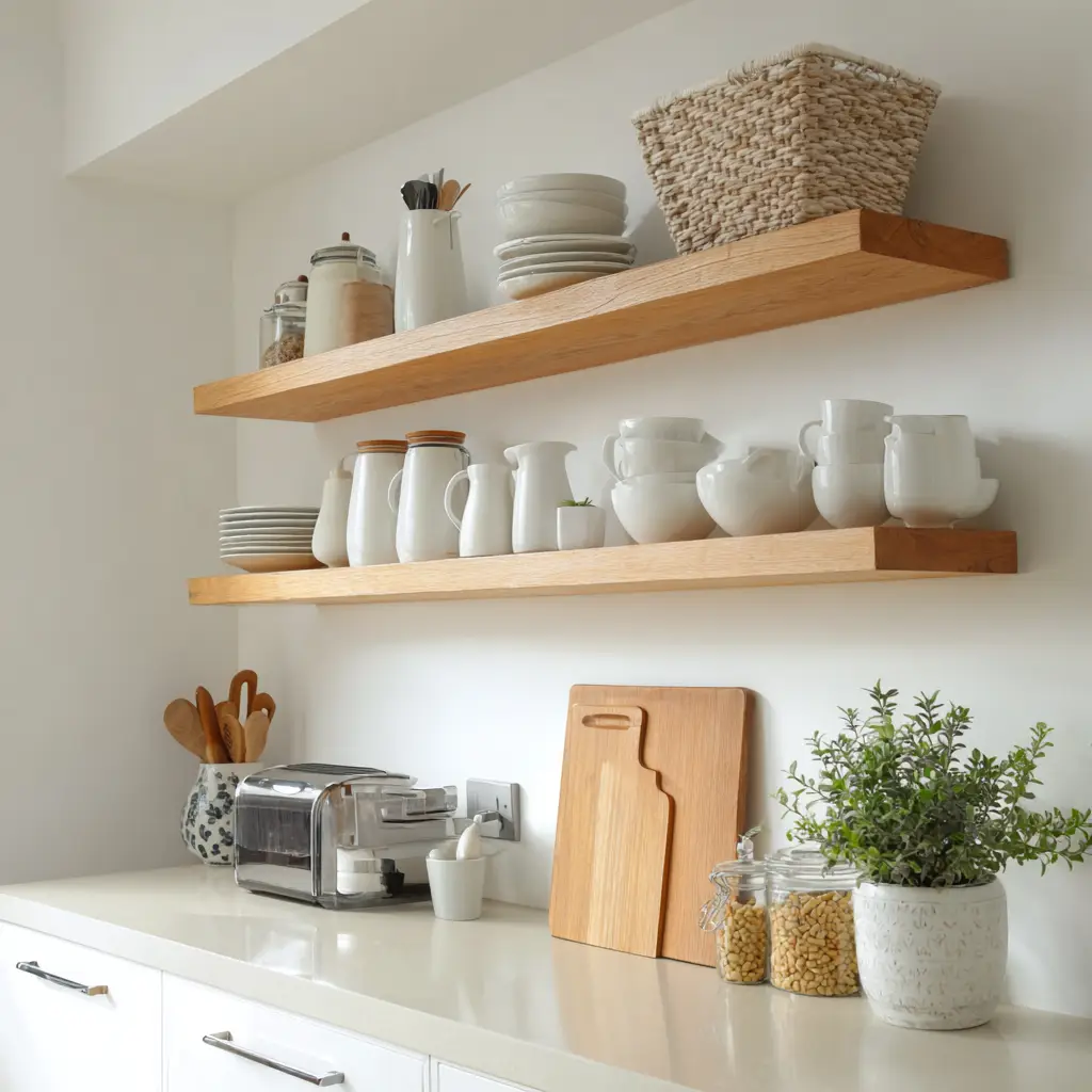 Try Floating Shelves