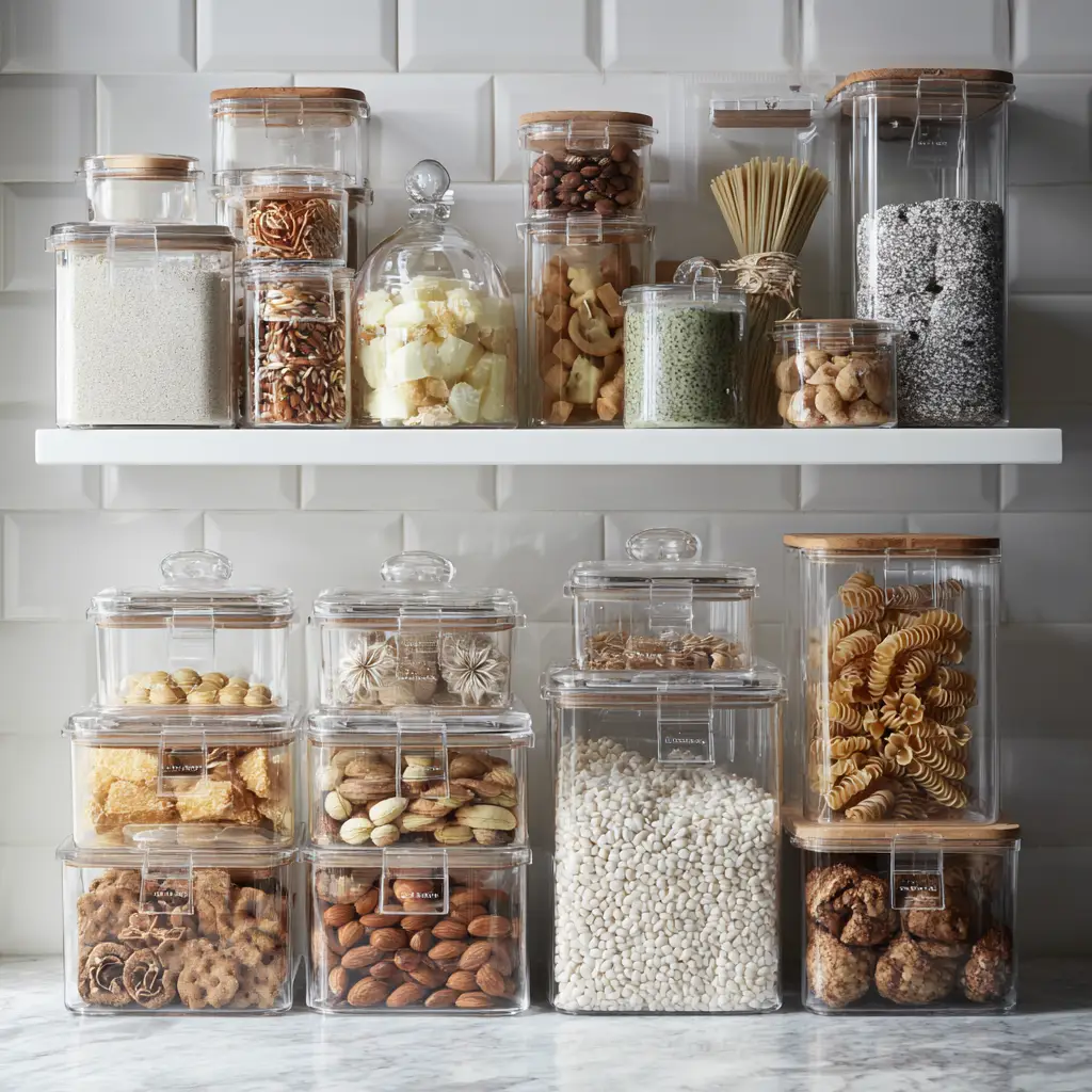 Use Clear Containers