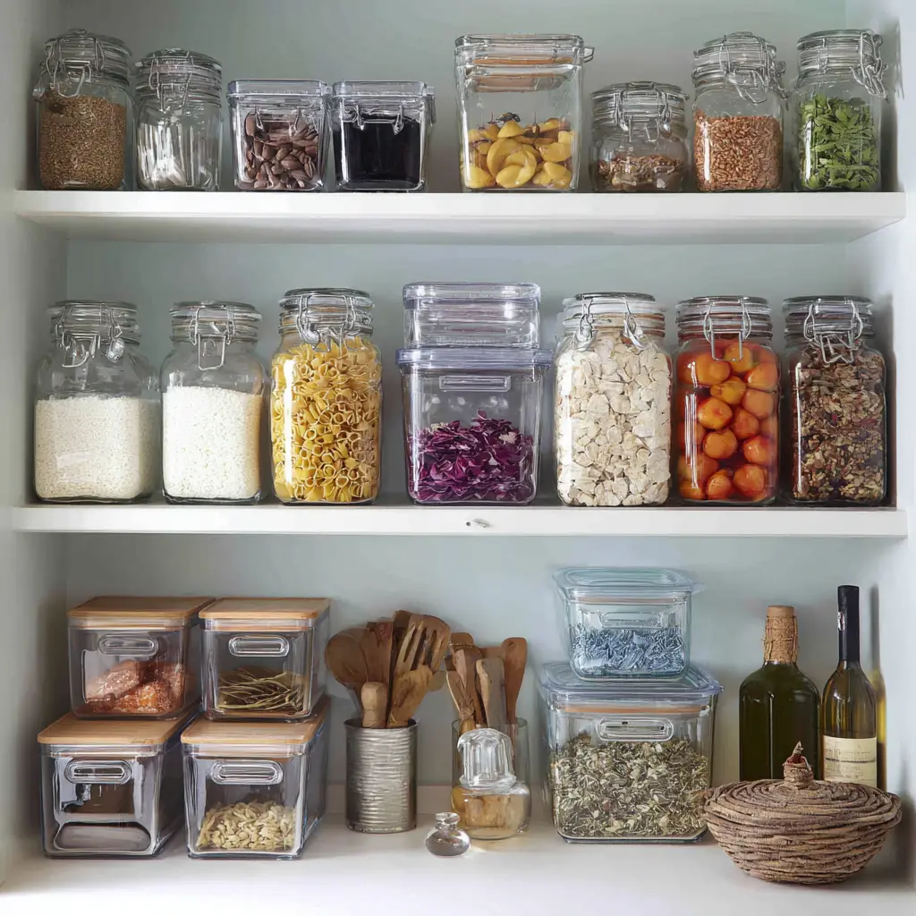Use Clear Containers