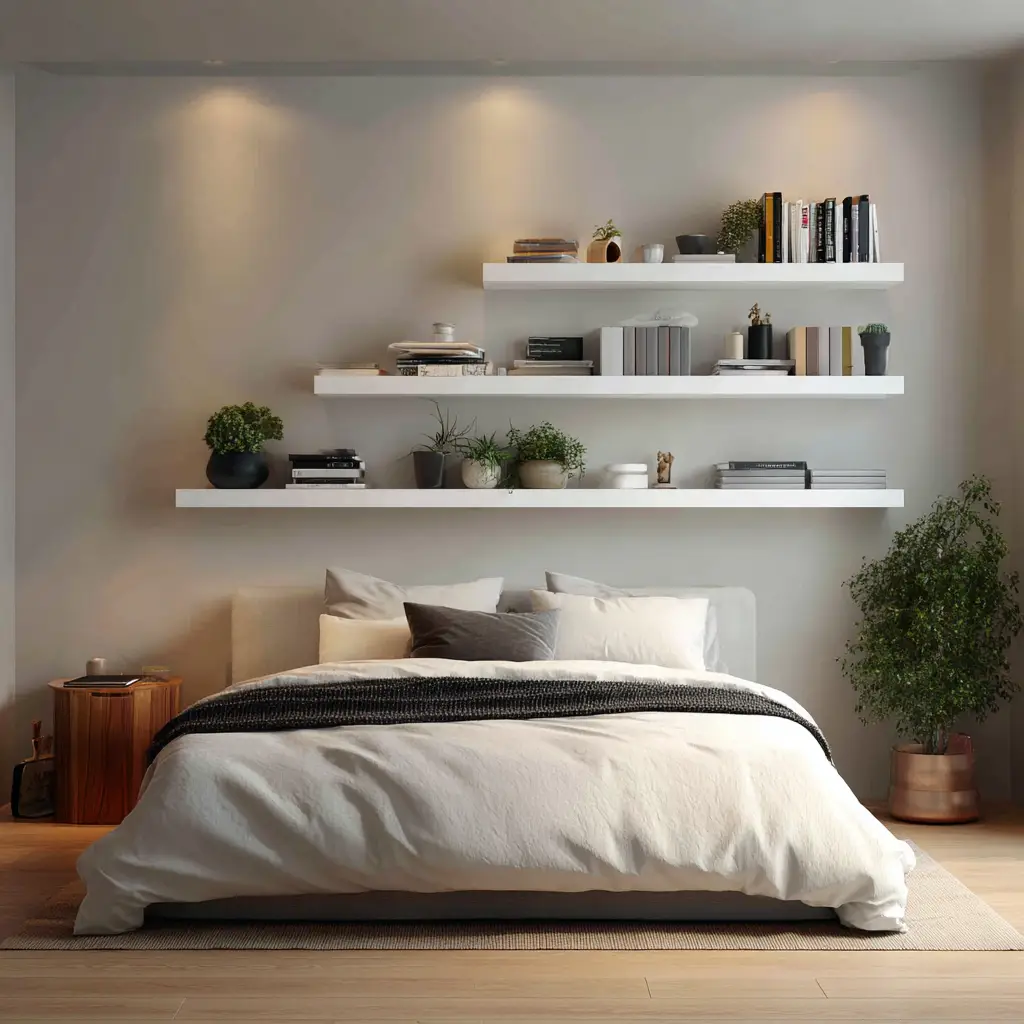  Use Floating Shelves