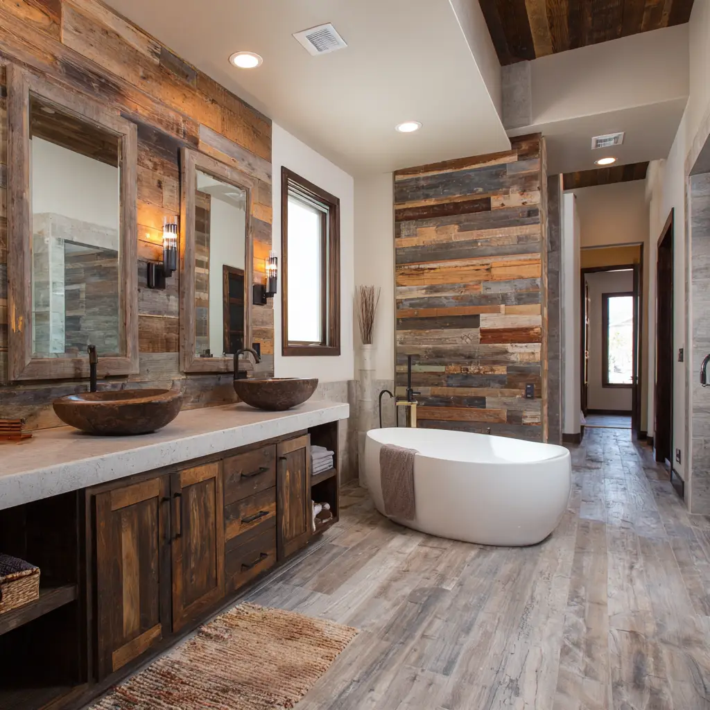 Use Reclaimed Wood Accents