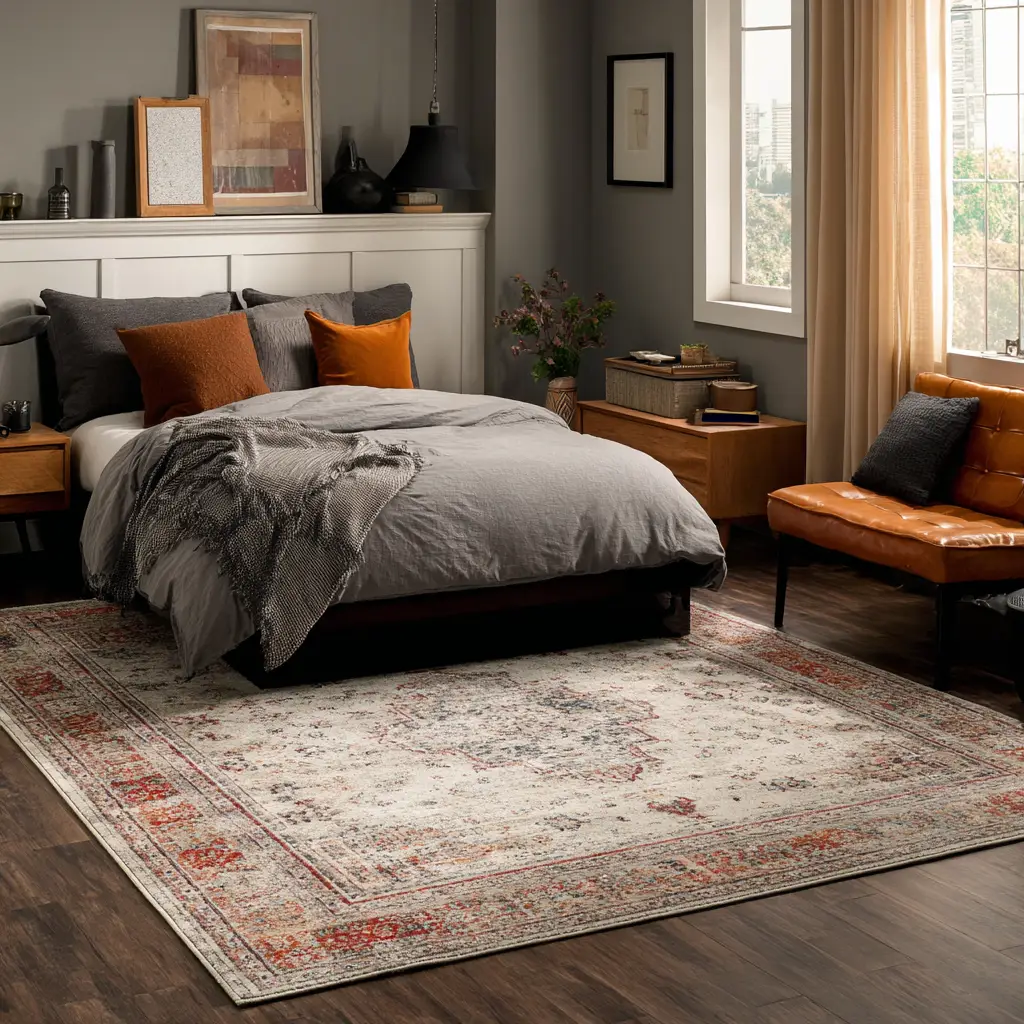  Use a Rug to Anchor the Room