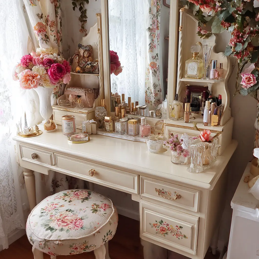 Vintage Charm Vanity