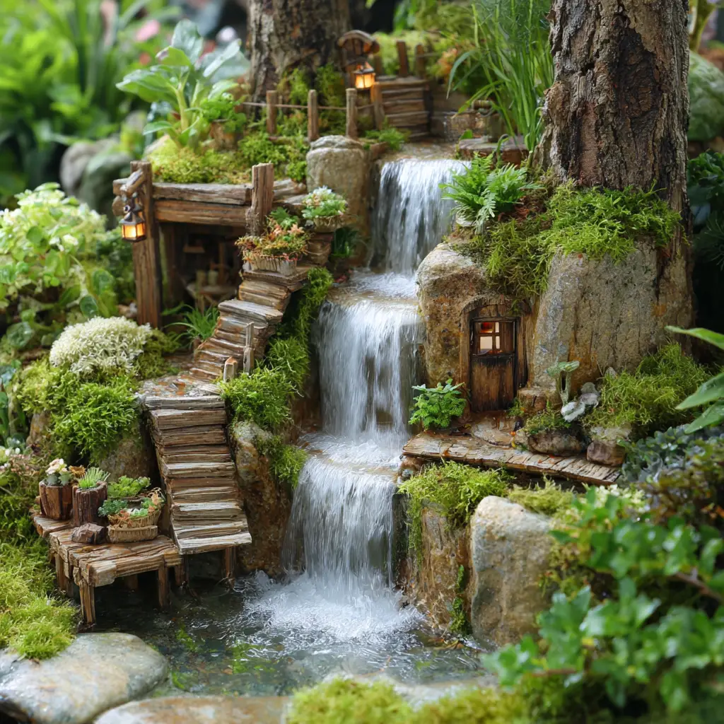 Waterfall Feature Garden