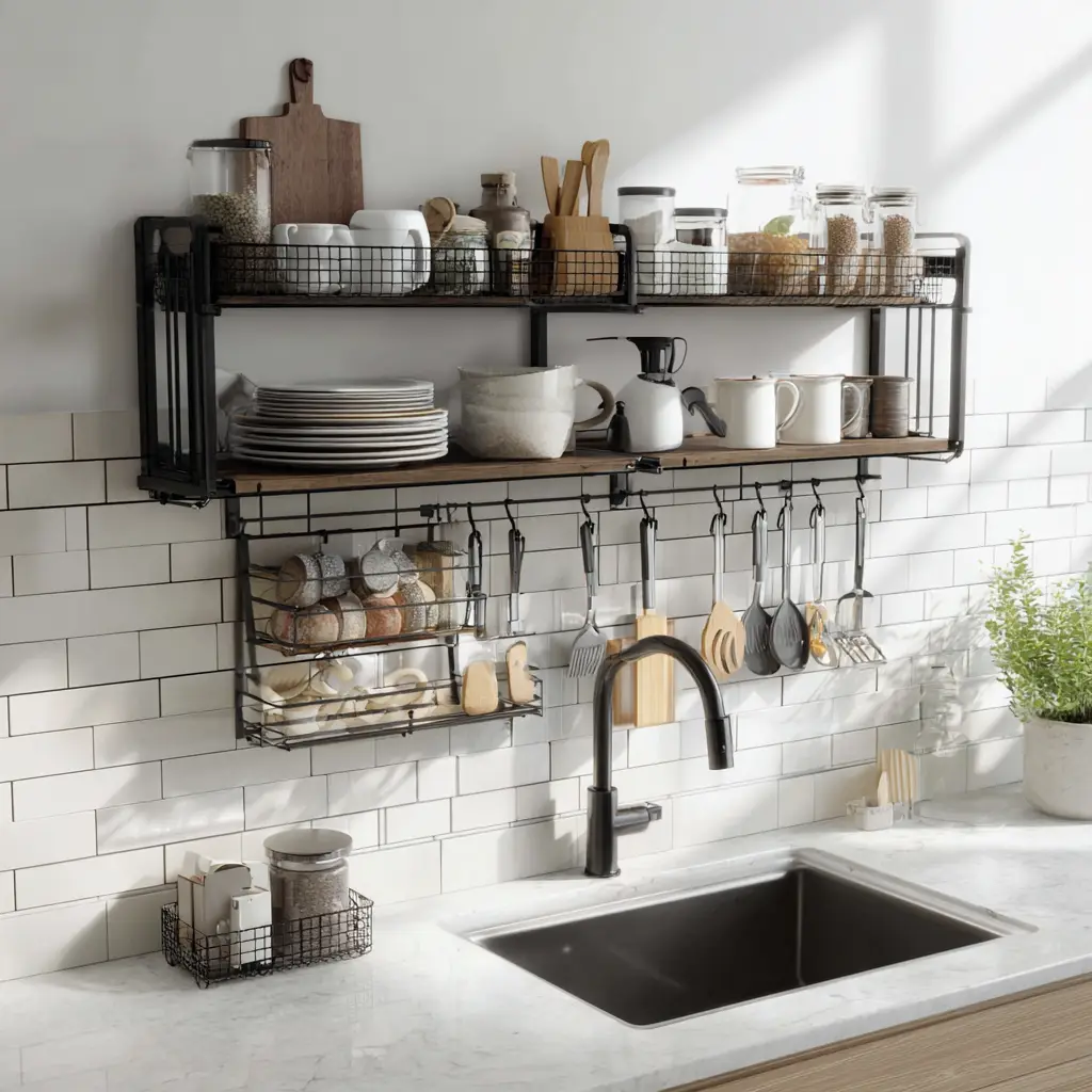 install an Over-the-Sink Shelf