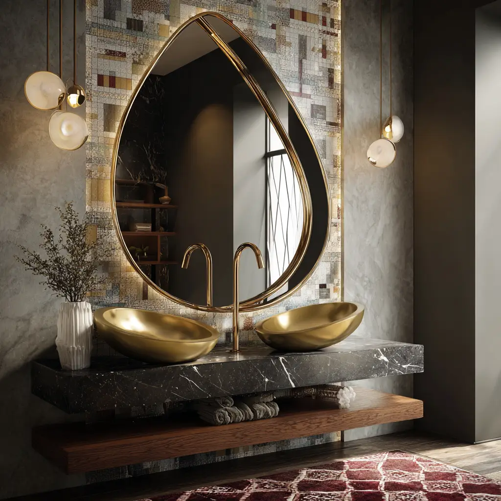  Artistic or Asymmetrical Mirrors